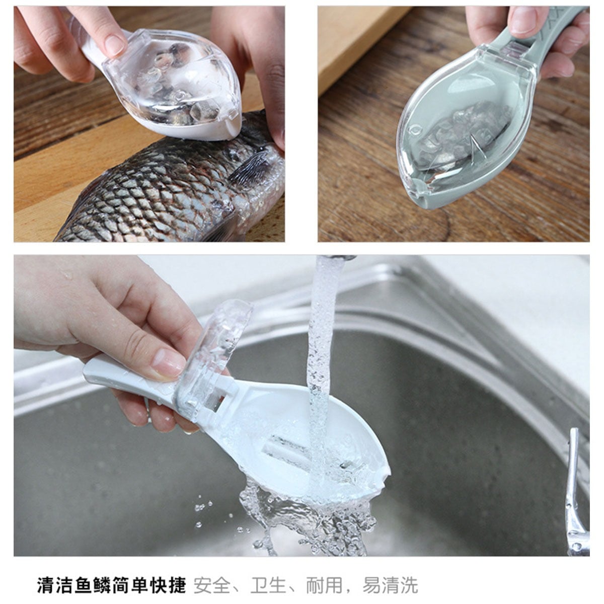 Picture of Fish Cleaning Peeler Scaler Scraper kitchen cooking tool - NR Mart-2024 - Multicolor