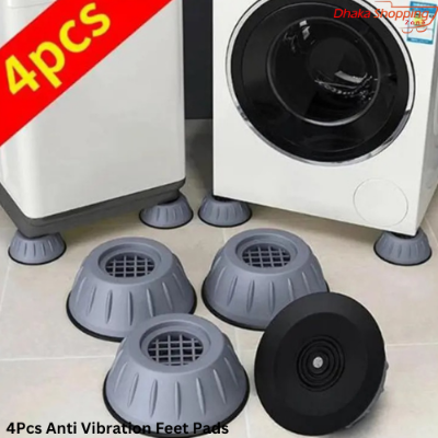 Picture of 4Pcs Anti Vibration Feet Pads Washing Machine Rubber Mat Anti-Vibration Pad Dryer Non-Slip Universal Fixed Washing Machine Stand - Washer & Dryer Parts & Accessories - NR Mart-2024 - Multicolor