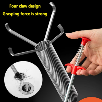 Picture of Hot 160cm Spring Pipe Dredging Tools Drain Snake/Cleaner Sticks Clog Remover Cleaning Tools Household for Kitchen Sink - NR Mart-2024 - Multicolor