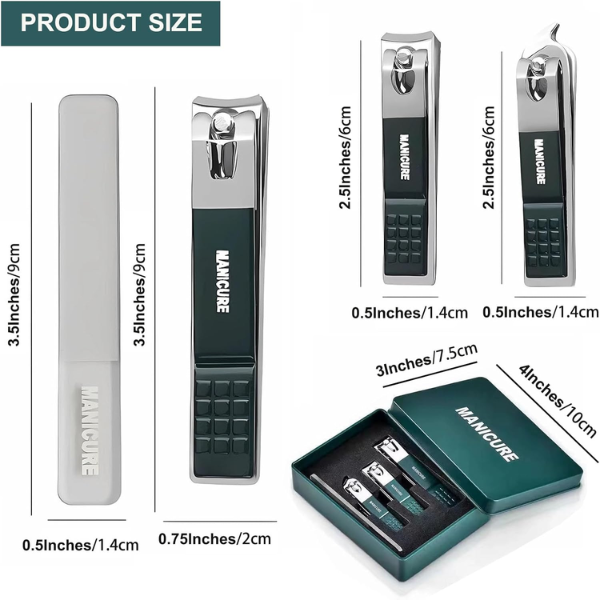 Picture of All In One Nail Cutter Box – 4 Set Nail Clippers - NR Mart-2024 - Multicolor