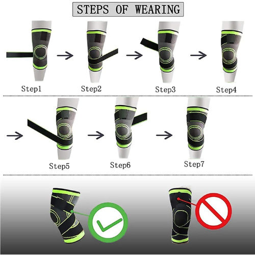 Picture of Knee Pads Braces Sports Support Kneepad Men Women for Arthritis Joints Protector Sunlight Mall - NR Mart-2024 - Multicolor