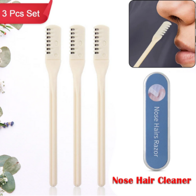 Picture of Nose Hair Cleaner 3Pcs Double Head Nose Hair Trimer - NR Mart-2024 - Multicolor