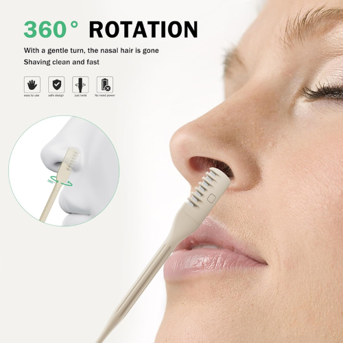 Picture of Nose Hair Cleaner 3Pcs Double Head Nose Hair Trimer - NR Mart-2024 - Multicolor
