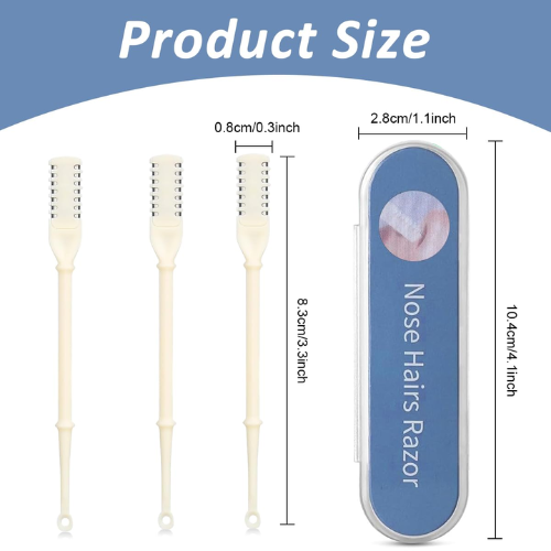 Picture of Nose Hair Cleaner 3Pcs Double Head Nose Hair Trimer - NR Mart-2024 - Multicolor