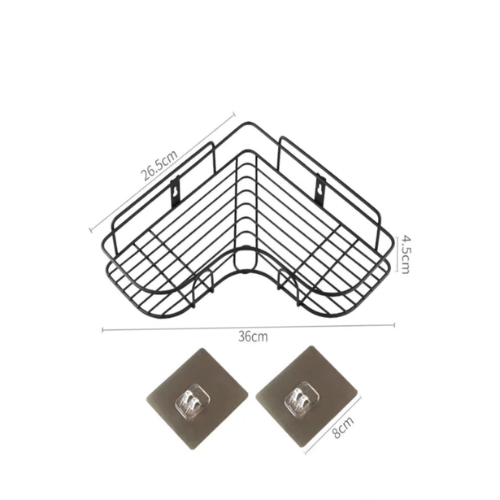 Picture of Bathroom Shelf Shower Organizer Triangle Cosmetic Storage Rack Kitchen Toilet Conbo-NR Mart-2024 - Multicolor