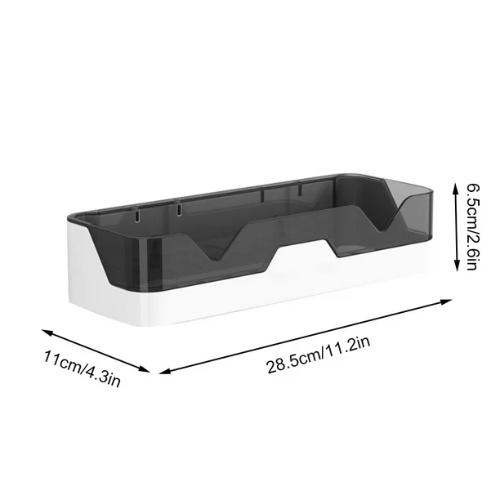 Picture of Bathroom Rack Without Punching Wall-mounted Kitchen Bathroom Sink Toilet Wall Cosmetics Storage for Washroom Toilet Kitchen-NR Mart-2024 - Multicolor