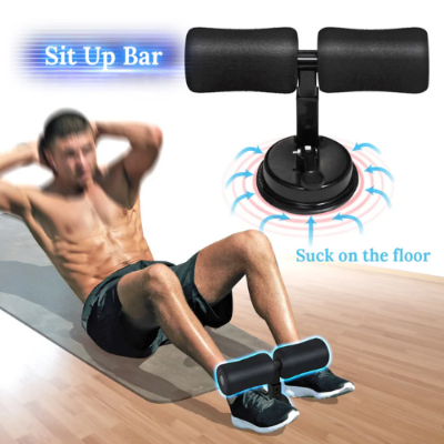 Picture of Self-Suction Sit Up Bar Situp Assist Bar Stand Gym Workout Fitness Equipment-Home Gyms-Nr mart - Multicolor