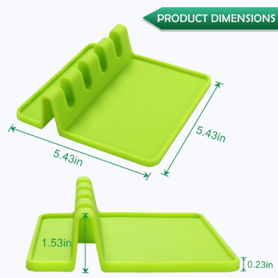 Picture of 1 Piece Multi Function Ladle Spoon Rest Holder-Kitchen Organizers-Nr mart - Multicolor