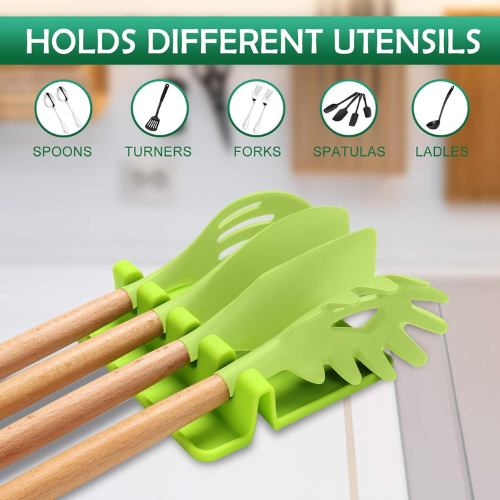 Picture of 1 Piece Multi Function Ladle Spoon Rest Holder-Kitchen Organizers-Nr mart - Multicolor