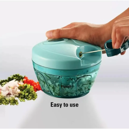 Picture of Simplify Food Preparation With The Anjani Brand Large Handy And Compact Chopper, Featuring Stainless Steel Blades For Efficient Chopping -  NR Mart-2024 - Multicolor