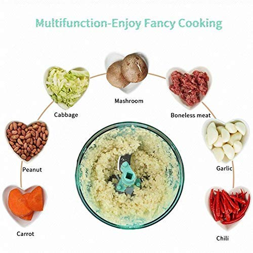 Picture of Simplify Food Preparation With The Anjani Brand Large Handy And Compact Chopper, Featuring Stainless Steel Blades For Efficient Chopping -  NR Mart-2024 - Multicolor