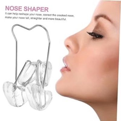 Picture of Nose Lifter Beautiful Nose Clip Make The Nose Smaller and Firmer Reduce The Nose Wing Transparent Daily Use -  NR Mart-2024 - Multicolor