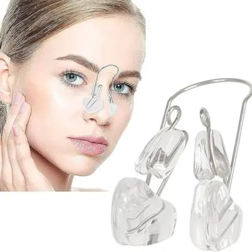 Picture of Nose Lifter Beautiful Nose Clip Make The Nose Smaller and Firmer Reduce The Nose Wing Transparent Daily Use -  NR Mart-2024 - Multicolor