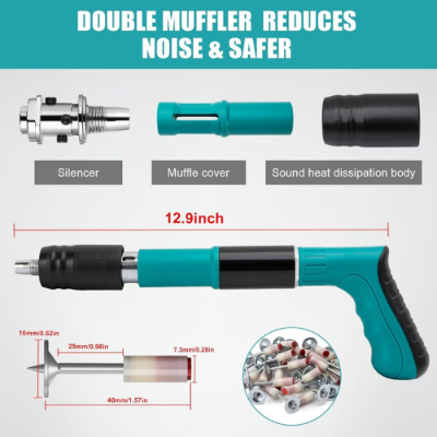 Picture of Manual Steel Nails Gun Tool -  NR Mart-2024 - Multicolor