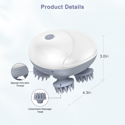 Picture of Electric Scalp sager Safe Wireless Body Deep - NR Mart-2024 - Multicolor