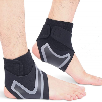 Picture of Nylon Ankle Support Brace, Breathable Plantar Fasciitis Sock With Arch Support Compression Ankle Brace Foot Strap Guard Foot Brace For Sprained Ankle - NR Mart-2024 - Multicolor