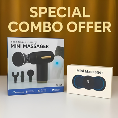 Picture of Body Relax Combo – Massage Gun & neck massager - NR Mart-2024 - Multicolor
