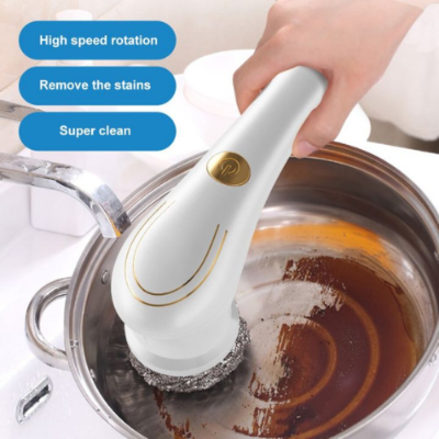 Picture of USB Charge Electric Dish Washers Cleaning Brush 5-in-1 Handheld Wireless Housework Kitchen Machines Bathtub Tile For Camping - NR Mart-2024 - Multicolor