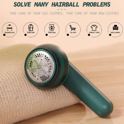 Picture of Electric Lint Remover for Clothes & Sweaters | USB Rechargeable Fabric Shaver | Durable Lint Removal Machine for Sweaters | Perfect for Fluff, Fuzz, and Hair Ball Trimming - NR Mart-2024 - Multicolor