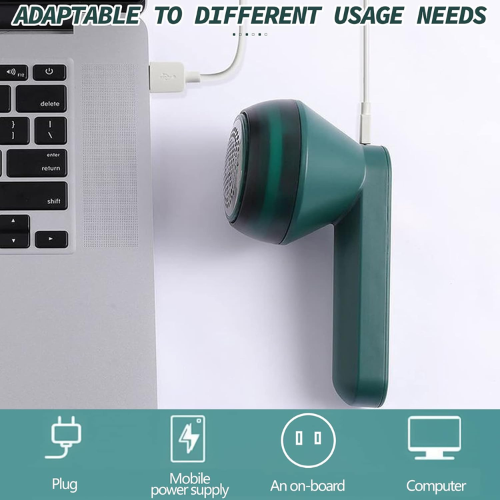 Picture of Electric Lint Remover for Clothes & Sweaters | USB Rechargeable Fabric Shaver | Durable Lint Removal Machine for Sweaters | Perfect for Fluff, Fuzz, and Hair Ball Trimming - NR Mart-2024 - Multicolor