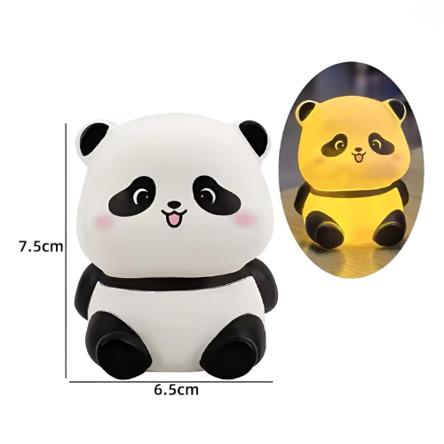 Picture of Panda Night Light-Baby , Squishy Dimmable Led Panda Lamp -  NR Mart-2024 - Multicolor