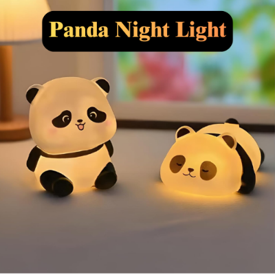 Picture of Panda Night Light-Baby , Squishy Dimmable Led Panda Lamp - NR Mart-2024 - Multicolor