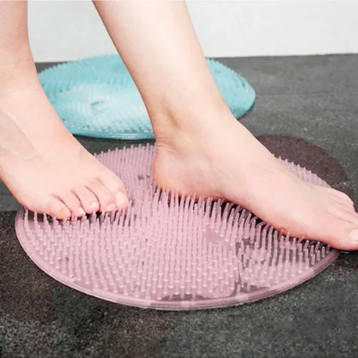 Picture of Foot Massager Shower Silicone Massage Feet Bath Foot Brush Scrubber Scrub Exfoliating Spa Shower Remove Dead Skin Foot Care-Beauty Tools-Foot Relief Accessories & Tools - NR Mart-2024 - Multicolor