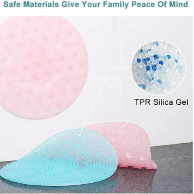 Picture of Foot Massager Shower Silicone Massage Feet Bath Foot Brush Scrubber Scrub Exfoliating Spa Shower Remove Dead Skin Foot Care-Beauty Tools-Foot Relief Accessories & Tools - NR Mart-2024 - Multicolor