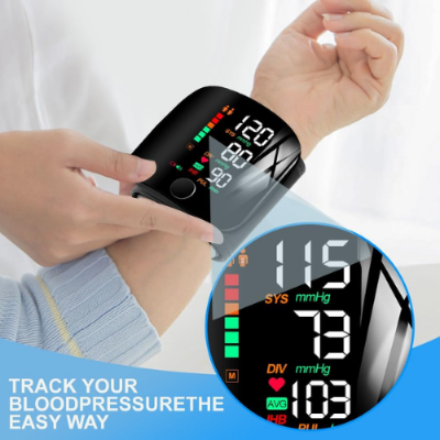 Picture of Automatic Rechargeable Digital Touch Screen Wrist type Blood-Pressure Machine - NR Mart-2024 - Multicolor