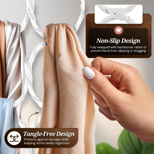 Picture of Hijab Hanger For Women (28 holes Hard Rings ) - Hanger - cloth hanger Wide Heaven -  NR Mart-2024 - Multicolor