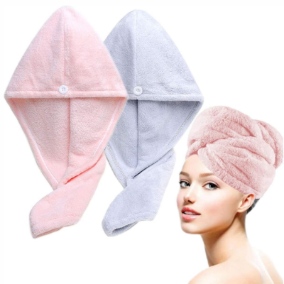 Picture of Magic Hair Wrap Bath Salon Towels Fast Drying Absorbent Cap For Women And Girls - NR Mart-2024 - Multicolor