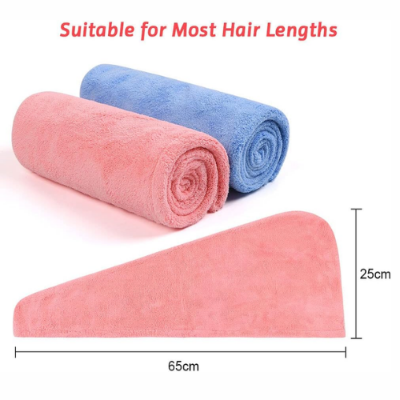 Picture of Magic Hair Wrap Bath Salon Towels Fast Drying Absorbent Cap For Women And Girls - NR Mart-2024 - Multicolor