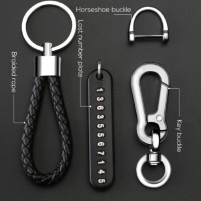 Picture of Phone Number Key Ring Keychain for Car and Motorbike - NR Mart-2024