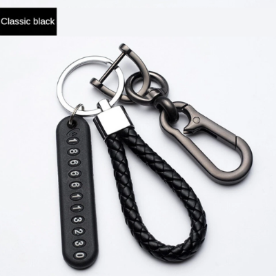 Picture of Phone Number Key Ring Keychain for Car and Motorbike - NR Mart-2024