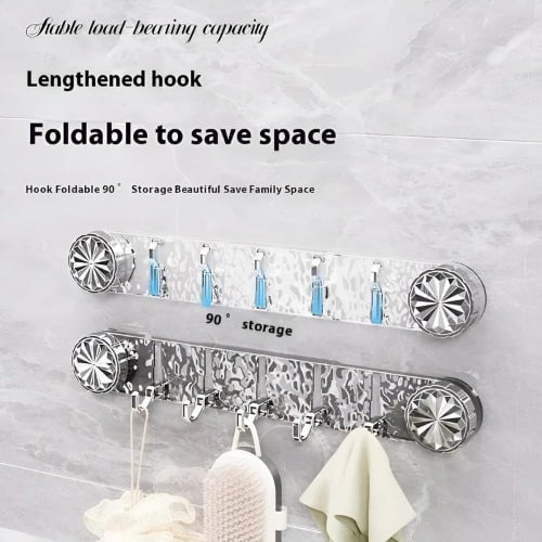 Picture of Multi-Purpose Wall Hook Rack – Versatile Use for Any Room - NR Mart-2024 - Multicolor