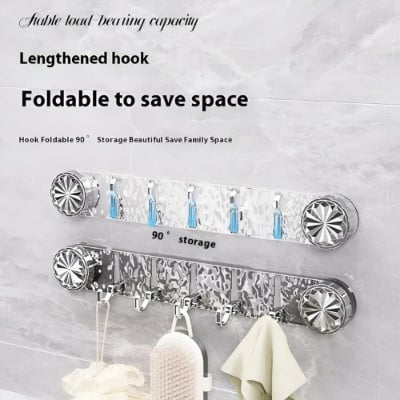 Picture of Multi-Purpose Wall Hook Rack – Versatile Use for Any Room - NR Mart-2024 - Multicolor