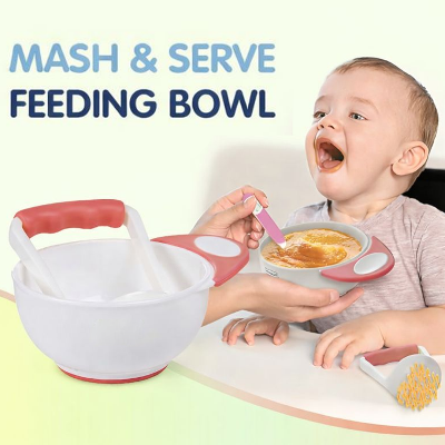 Picture of Baby Food Grading Bowl with Masher - NR Mart-2024 - Multicolor