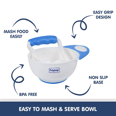Picture of Baby Food Grading Bowl with Masher - NR Mart-2024 - Multicolor