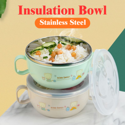 Picture of Smart Stainless Steel Cartoon Bowl with Handles and Spoon Baby-Random Color - NR Mart-2024 - Multicolor