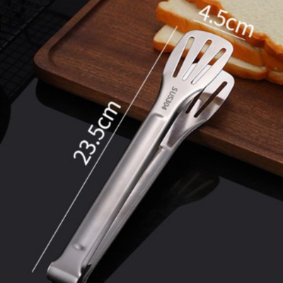 Picture of Stainless Steel Food Serving Tong – 25 cm Turner & Roti Chimta, Kitchen Tongs - NR Mart-2024 - Multicolor