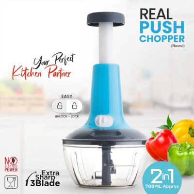 Picture of Hand press Food Processor Vegetables cutter - NR Mart-2024 - Multicolor