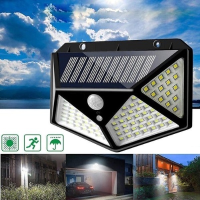 Picture of 100 LED 4 Surface Solar Light solar induction, body induction light  - NR Mart-2024 - Multicolor
