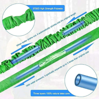 Picture of Portable Magic Hose Pipe Water Pipe For Garden Wash Car Bike With Spray Gun - NR Mart-2024