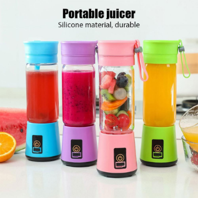 Picture of Portable USB Electric Smart Home Fruit Juicer Vegetable Juice Maker Blender Rechargeable Cup With Charging Cable - NR Mart-2024 - Multicolor