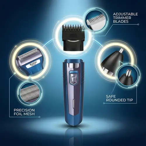 Picture of Kemei KM-6330 3 In 1 Hair and Beard Trimmer - NR Mart-2024
