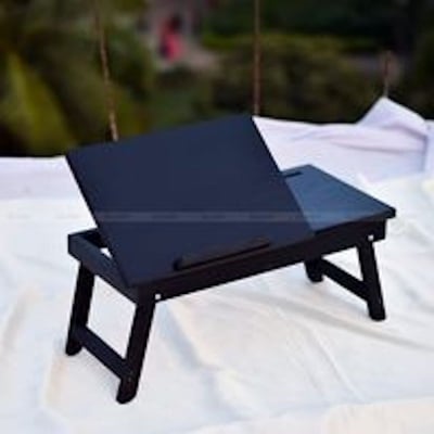 Picture of wooden laptop table 