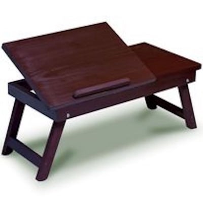 Picture of wooden laptop table 