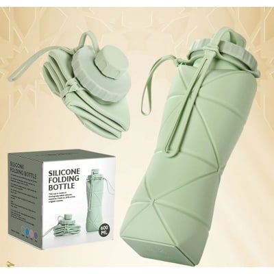 Picture of Folding Silicone Water Bottle 600ml