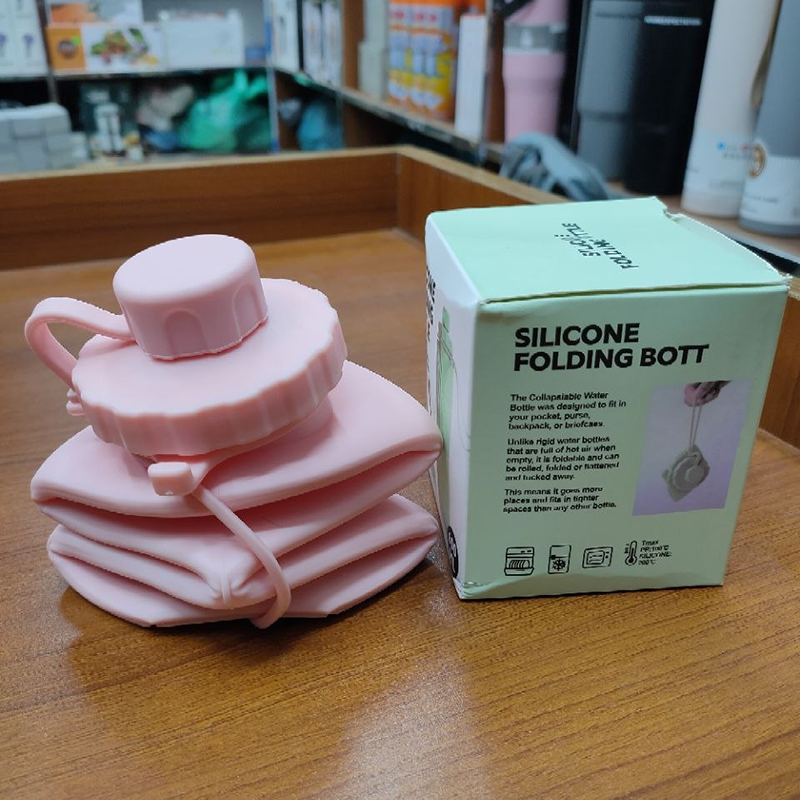 Picture of Folding Silicone Water Bottle 600ml