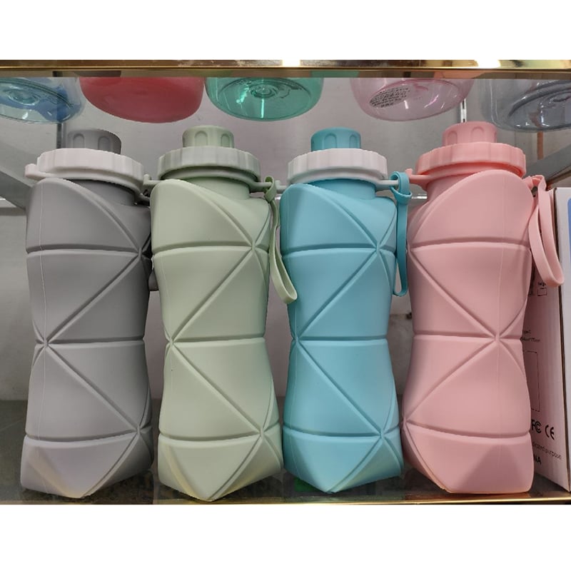 Picture of Folding Silicone Water Bottle 600ml